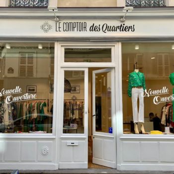 Vitrine Le comptoir des Quartiers paris 17